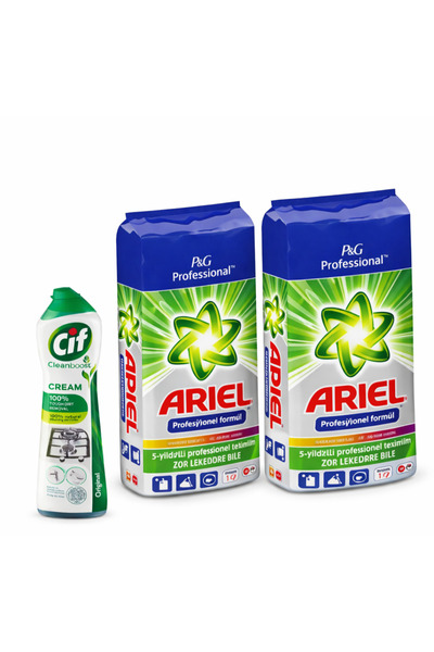 Cif Κρέμα Cleanboost Original 500ml + 2x Απορρυπαντικό Αυτόματου Πλυντηρίου Ε...