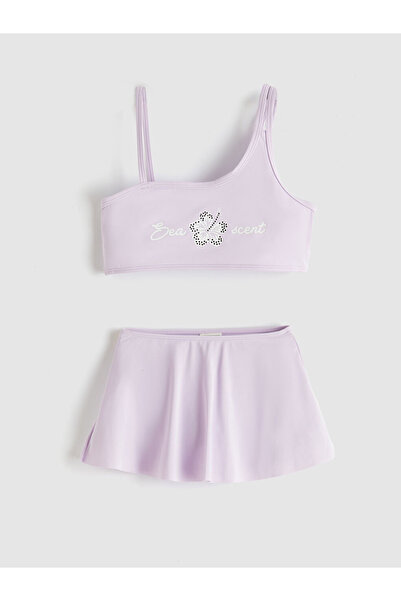 LC Waikiki Σετ μπικίνι - Μωβ - Γραφικά