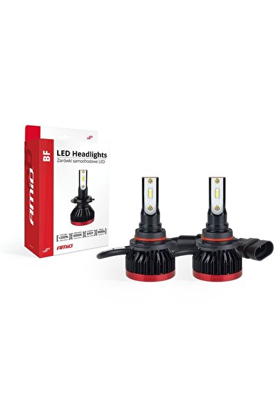 AMIO Becuri auto LED seria BF, compatibile cu HB3 și 9005