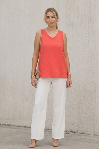 Lupinn Γυναικεία μπλούζα με τιράντες με σχέδιο λουλουδιών ρόδι, με λαιμόκοψη ...