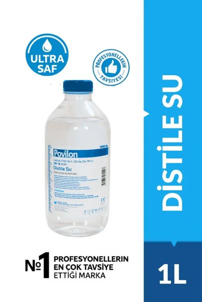 Montreal POVİLON DİSTİLE SU 1 LT ( 6 ADET )