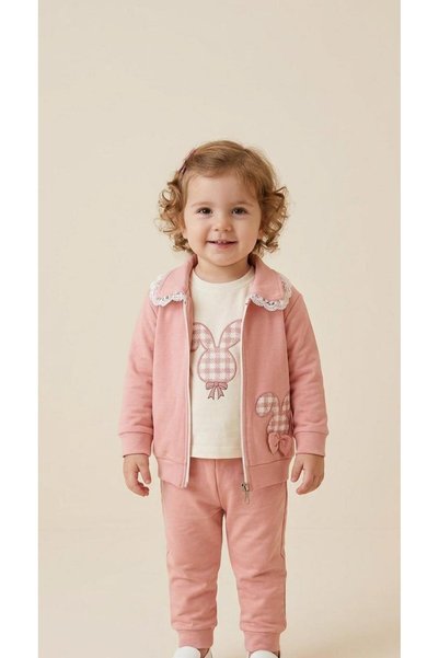 MOMOİRO 3-Piece Girls & Baby Set