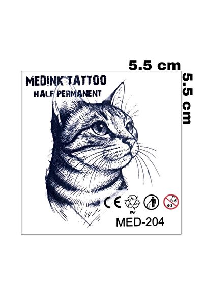 Mecit Tuhafiye 1 AY KALICI KEDİ GEÇİCİ DÖVME