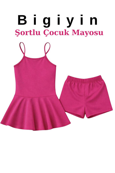 bigiyin Ολόσωμο μαγιό - Ροζ - Απλό