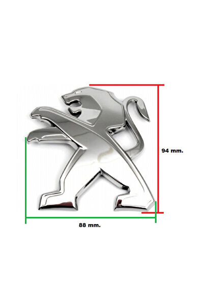 Gutsy 7810V9 PSA GRUP BAGAJ ARMASI AMBLEM LOGO PEUGEOT PARTNER-TEPEE (94X88) ...