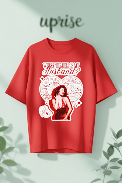 Vordevia Ρέι Θα ήθελα ένα δαχτυλίδι Τυπωμένο βαμβακερό μπλουζάκι oversized