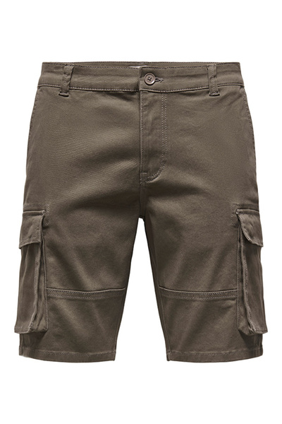 Only & Sons Σορτς - Μαύρο - Κανονική μέση