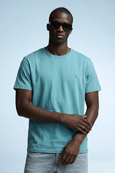 MATERIAL Ανδρικό μπλουζάκι με κοντό μανίκι και λαιμόκοψη ποδηλάτου