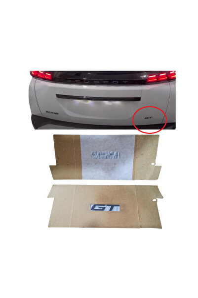 Gutsy 98532100TC PSA GRUP PEUGEOT GT YAZI MONOGRAM BAZALT GRI 2008-208-3008
