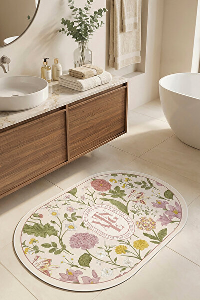 Decomia Home Digital Αντιολισθητικό Πλενόμενο Colorful Modern Πατάκι μπάνιου ...