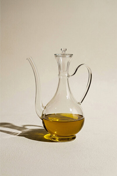 Gönen Borosilikat Cam Yağdanlık El Üretimi – 750 ml