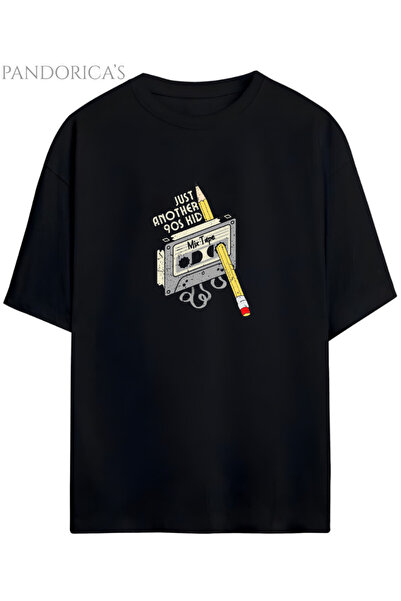 Grafftee Clothing Pandorica's 90lar "JUST ANOTHER 90'S KID" Yazılı Baskılı Re...