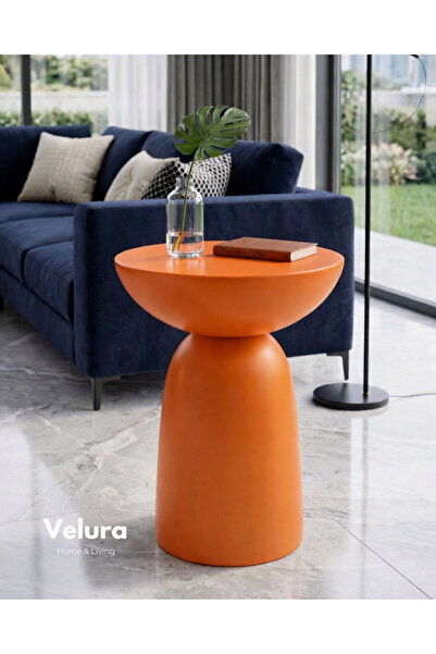 Velura Home & Living Zonya Yan Sehpa - Turuncu