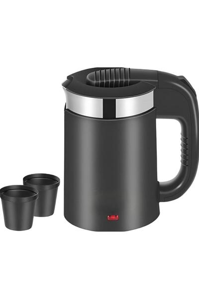 Tradeo Portable Electric Kettle 500ml 1100W Travel Water Boiler with Cups Fas...