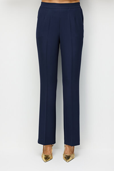 Ekol Beli Stitched Spanish Flared Trousers-1120