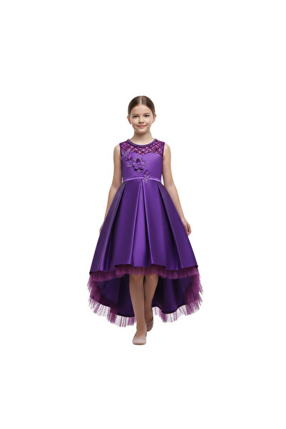 ddaniela D' Daniela - Long Tail Flower Girl Dress - MUlticolor - 3Y to 13Y
