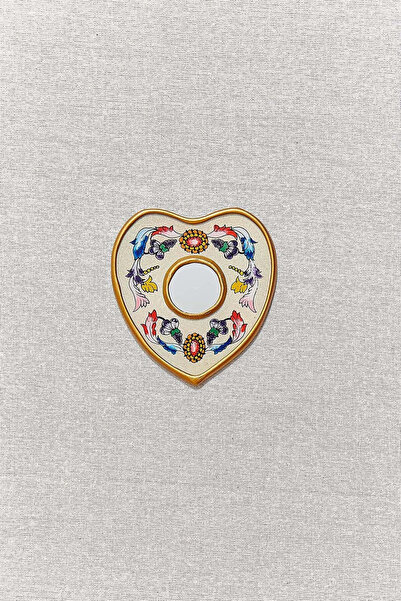 Paşabahçe Mini Kalp Ayna (10x10 cm) - 1 Adet