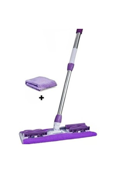 AKN Sihirli Mop Yedek Bez Hediyeli 180°dönebilen Balkon Cam Silme Mopu