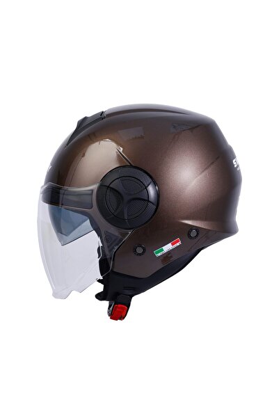 Sway SW 737 GLOSS Brown Yarım Kask