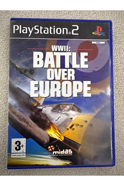 Midas ps2 WWII BATTLE OVER EUROPE orjinal ürün full içerik 10/9 disk kondüsyonu