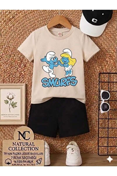 Nice Clothes Tricou și pantaloni scurți de vară pentru copii, unisex (imprime...
