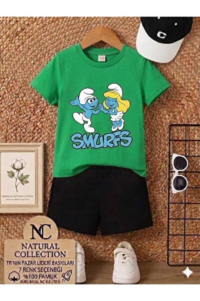 Nice Clothes Tricou și pantaloni scurți de vară pentru copii, unisex (imprime...