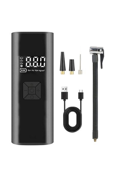 Siegbert Φορητός Συμπιεστής Αυτοκινήτου, Siegbert, Ασύρματος, 80W 150PSI, Μπα...