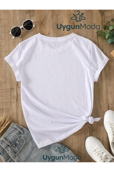 UygunModa Uyuya Bear Printed T-Shirt