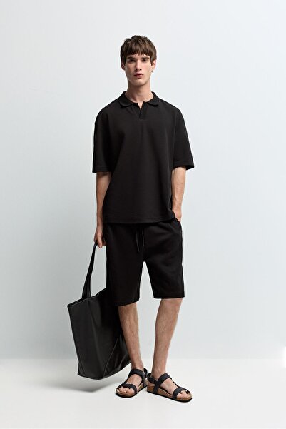LEFTIES Dokulu jogger bermuda