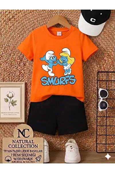 Nice Clothes Tricou și pantaloni scurți de vară pentru copii, unisex (imprime...
