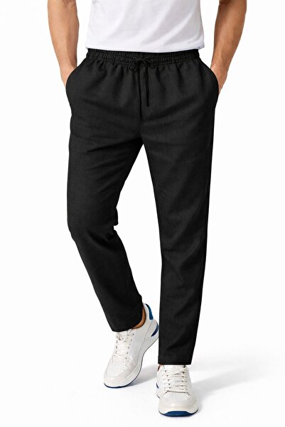 zs zaos fashion ανδρικό καλοκαιρινό παντελόνι από λινό Sofia