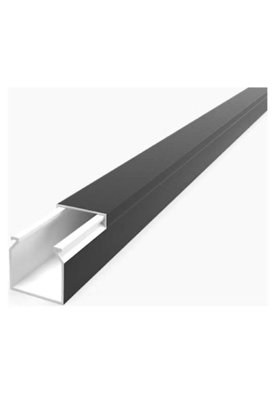 ERA siyah kablo kanalı 10 boy 20 metre 12x12