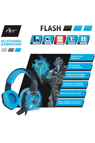 ART Căști Flash Blue (SLA FLASH)