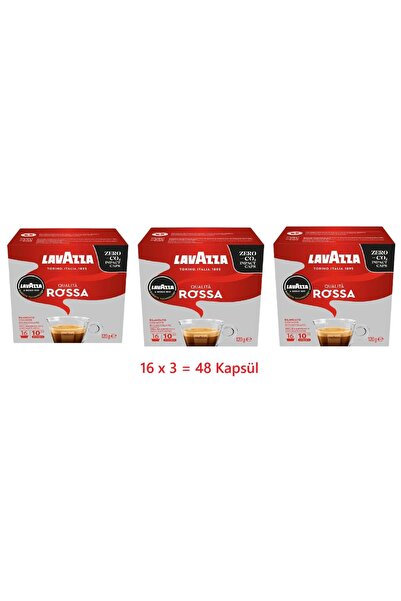 LavAzza A Modo Mio Qualıta Rossa Kapsül Kahve 120gr 16 x 3 (nespresso uyumlu ...