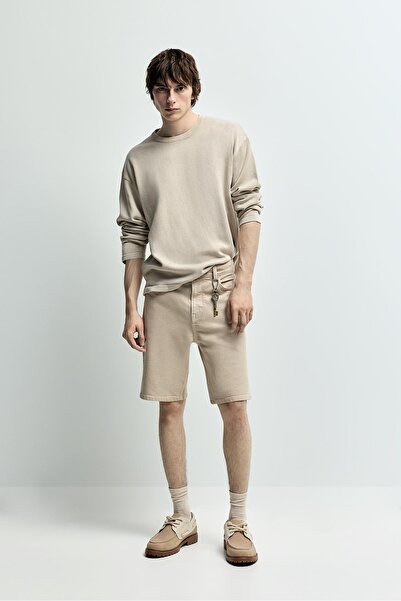 LEFTIES Slim fit denim bermuda