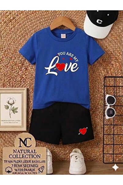 Nice Clothes ΚΑΛΟΚΑΙΡΙΝΟ ΠΑΙΔΙΚΟ ΣΕΤ ΜΠΛΟΥΖΑΚΙ-ΣΟΡΤΣ ΟΥΝΙΣΕΞ (ΜΕ ΣΤΑΜΠΑ ΚΑΡΔΙ...