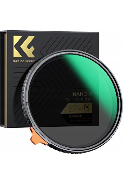 Kf Filtru ND Gri Reglabil ND2-ND32 77mm Culoare Reală MRC Nano X K&F ND 2-32/...