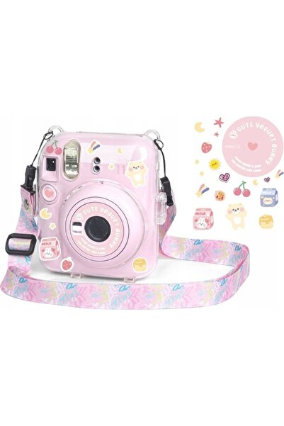 Other Husă LoveInstant pentru Fujifilm Instax Mini 12 + Autocolante/Iepuraș Y...