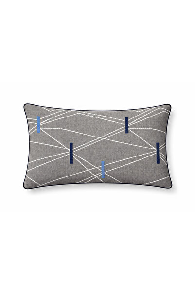 CASA NATURALE Throw Pillow Cover Modern Geometric Embroidered Living Room Bed...