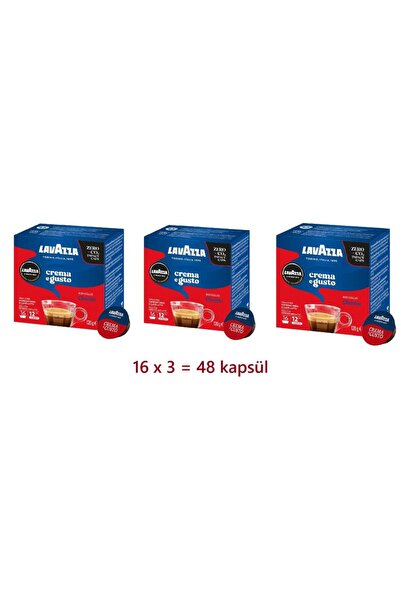 LavAzza A Modo Mio Crema E Gusto Kapsül 120 Gr 16 x 3 (nespresso uyumlu değil...
