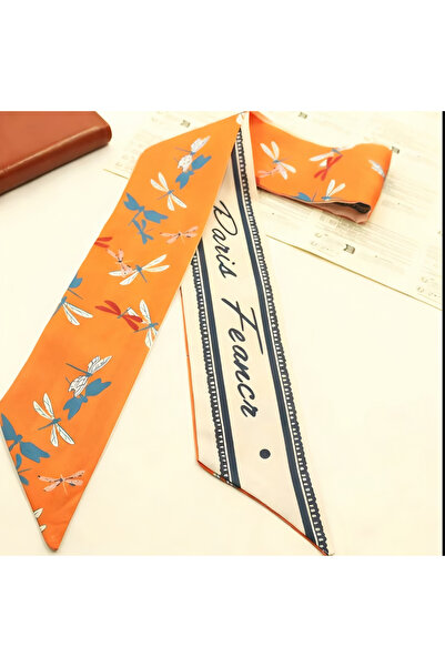 MAHLA Φουλάρι διπλής όψης, Σχεδιασμός Λεπτό Μακρύ Φουλάρι Σάλι, Αξεσουάρ Τσάντας