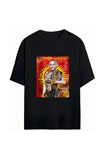 SVART WEAR Valentina Shevchenko Unisex Oversize 100% Cotton T-Shirt