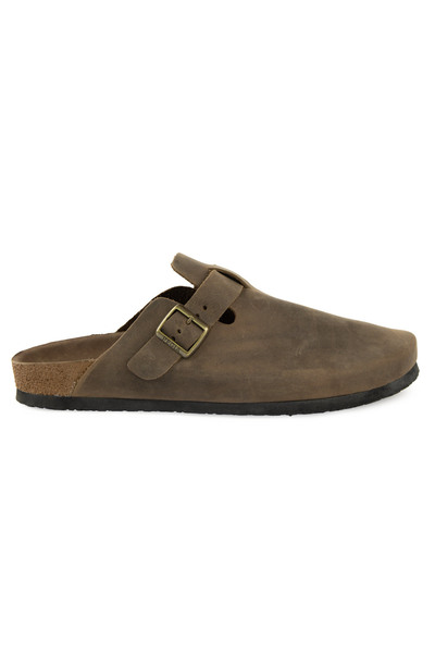 Pegia Men's Leather Sabo Slippers 215031