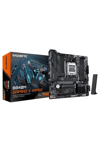 Gigabyte Μητρική πλακέτα B840M GAMING X WIFI6E AMD AM5 AMD B840 Micro-ATX