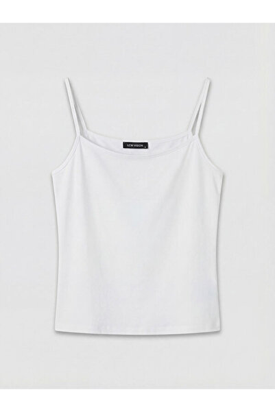 LC Waikiki Rmz Gi̇yi̇m Farkiyla U Roba Collar Rope Strap Women's Undershirt