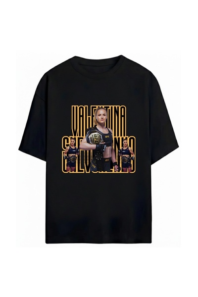 SVART WEAR Валентина Шевченко Унисекс Овърсайз Тениска от 100% памук