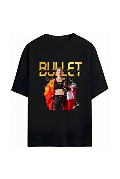 SVART WEAR Tricou unisex supradimensionat Valentina Shevchenko, 100% bumbac