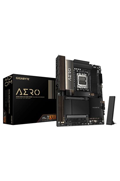 Gigabyte Μητρική πλακέτα X870E AERO X3D DARK WOOD Wi-Fi 7 AMD AM5 X870E ATX