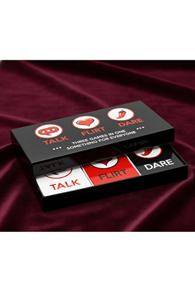 Scenta Ομιλία, Φλερτ, Τόλμη, 3 σε 1, Παιχνίδι με κάρτες για ζευγάρια