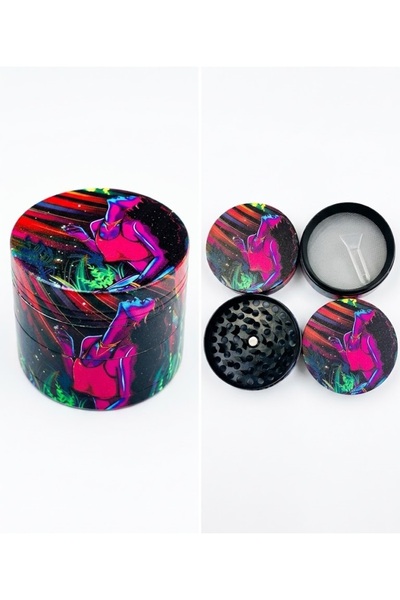 BGA Limited Edition 50mm Grinder Spice Grinder Mill Thick Metal with Pollen T...